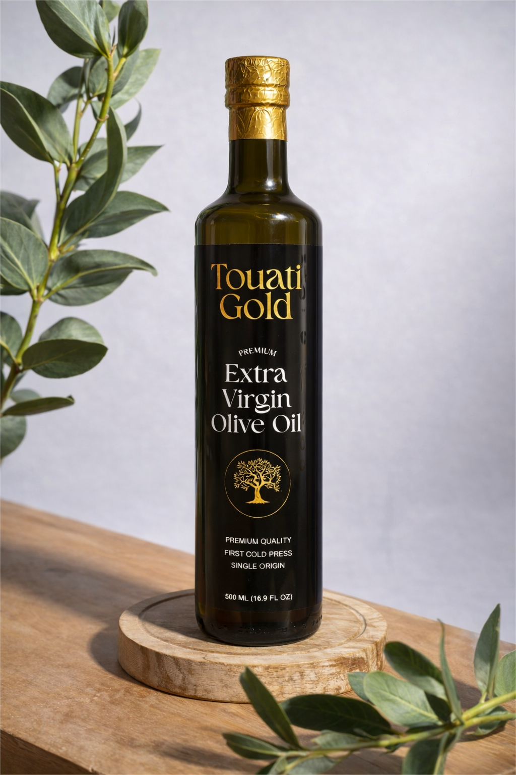 Touati Gold – Premium Extra Virgin Olive Oil (500ml)
