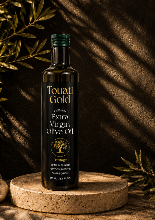 Touati Gold Heritage – Premium Extra Virgin Olive Oil (500ml)